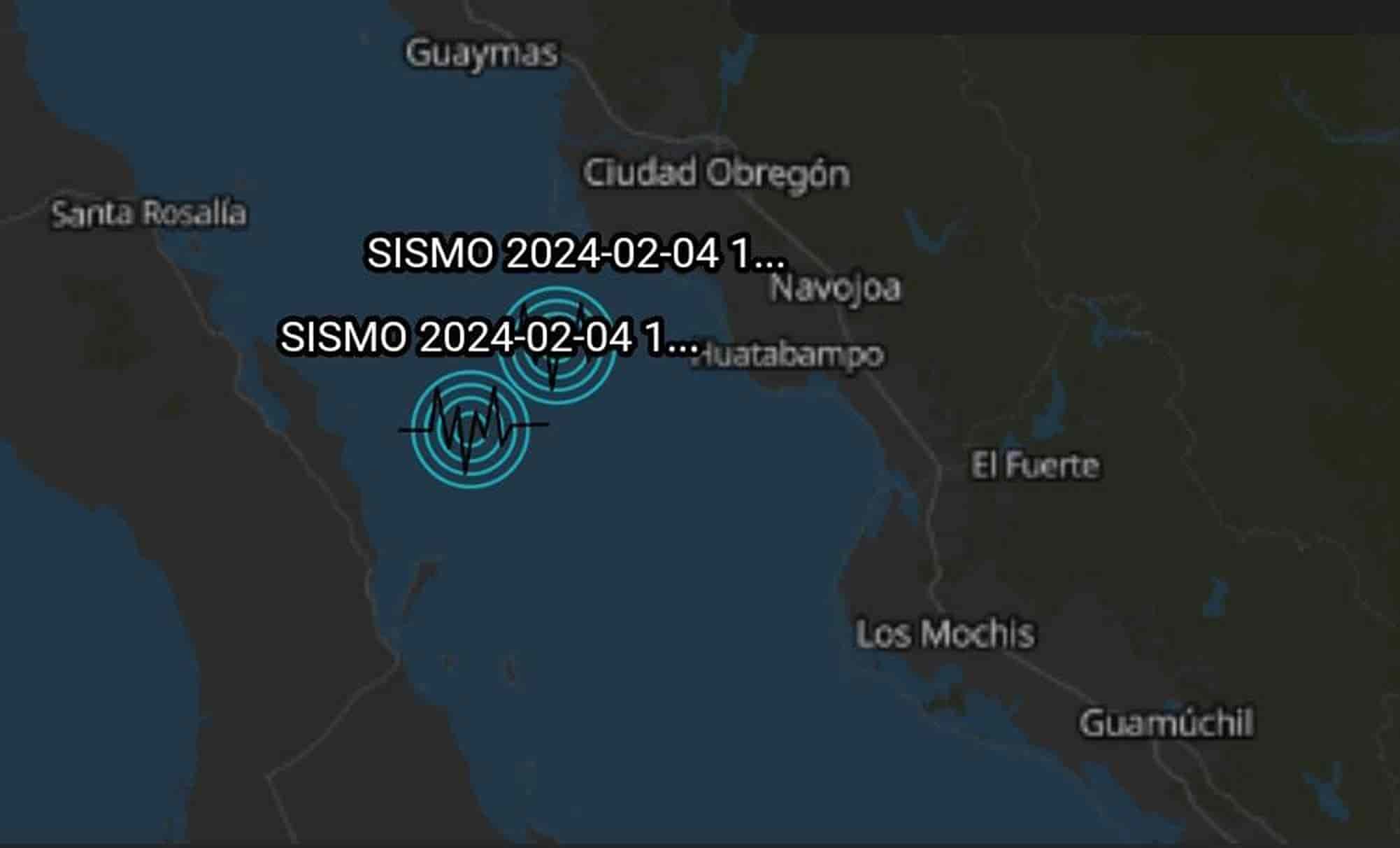FOTO: Servicio Sismológico Nacional.