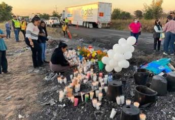 Así quedó el lugar del «camionazo» en la Maxipista; solo vestigios de una tragedia 