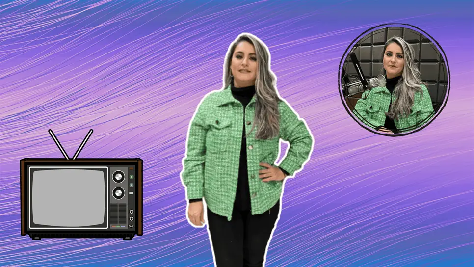 FOTO: Magaly Herrera, la conductora más famosa de Los Mochis, Sinaloa.