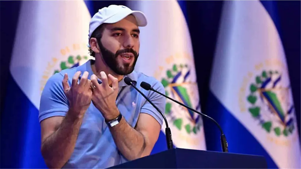 Nayib Bukele arrasa y gana reelección en El Salvador. | FOTO: Twitter.