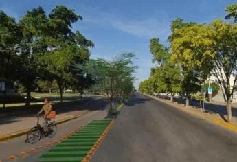 En marzo operará la primera etapa de la ciclovía de Culiacán: Gámez Mendívil