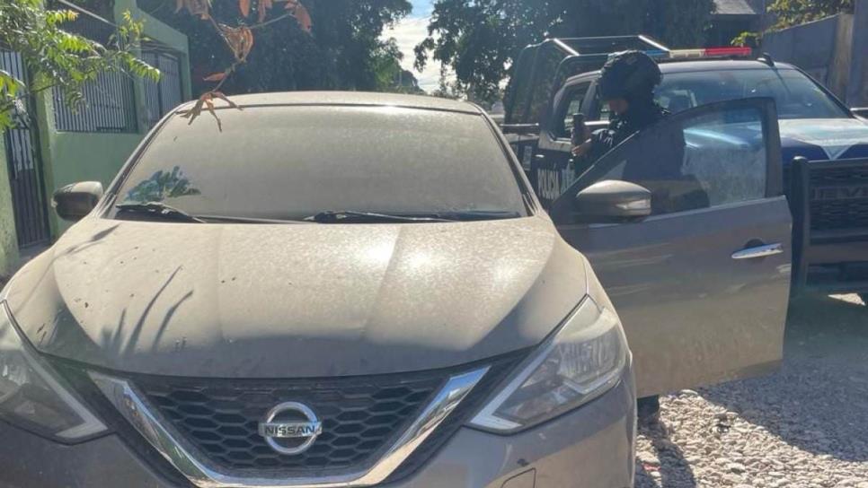 Policías estatales recuperan en Culiacán un vehículo robado en Chihuahua