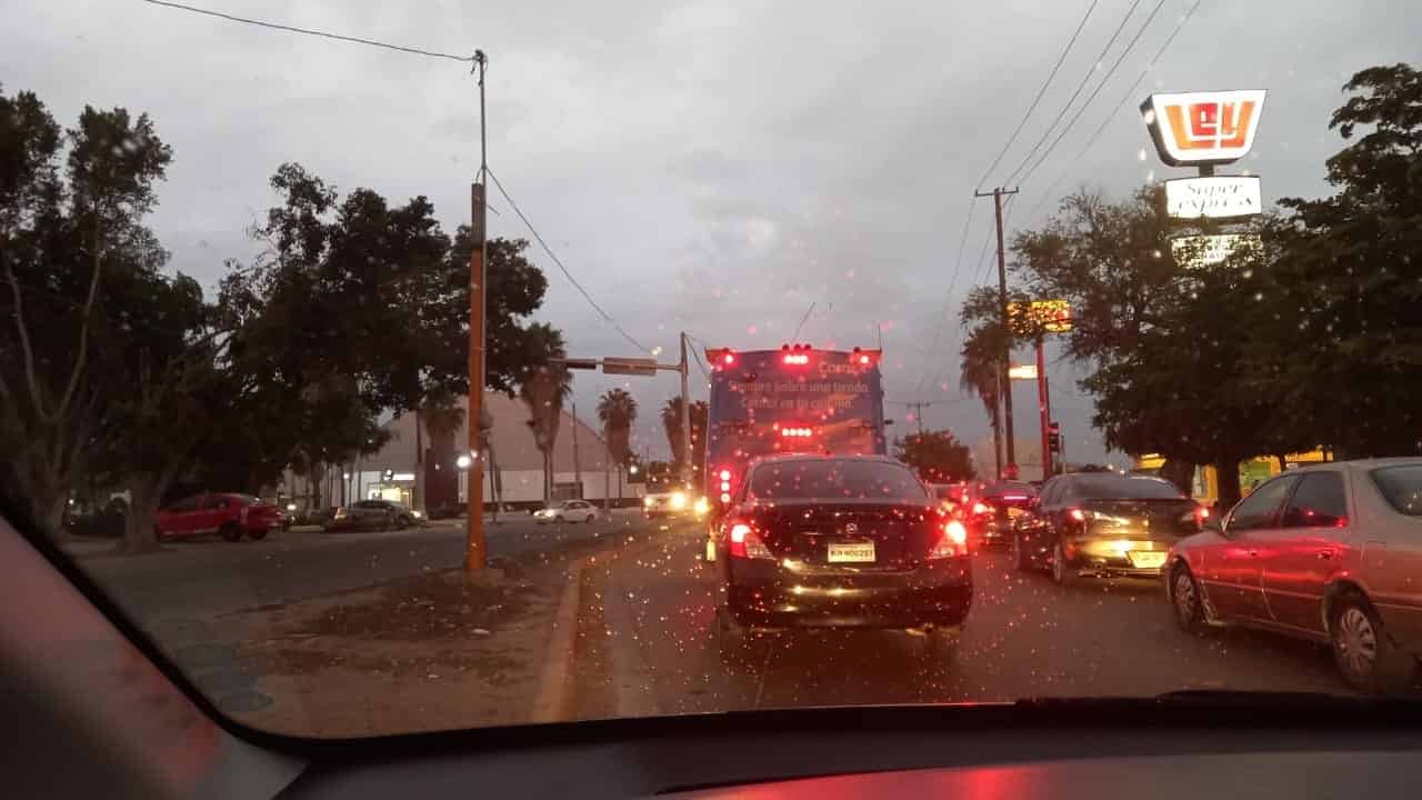 Llueve en la zona norte. | FOTO: Iván Rodríguez.