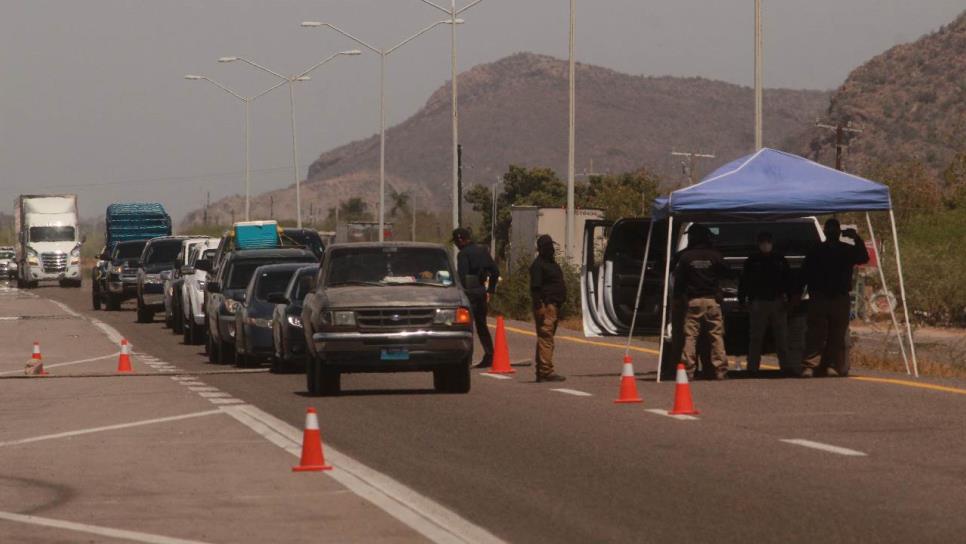 Vuelven retenes de la FGR a la México 15, una de las rutas de droga de Sinaloa a la frontera