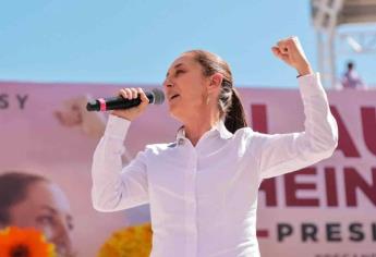 Claudia Sheinbaum llega a Culiacán este domingo 