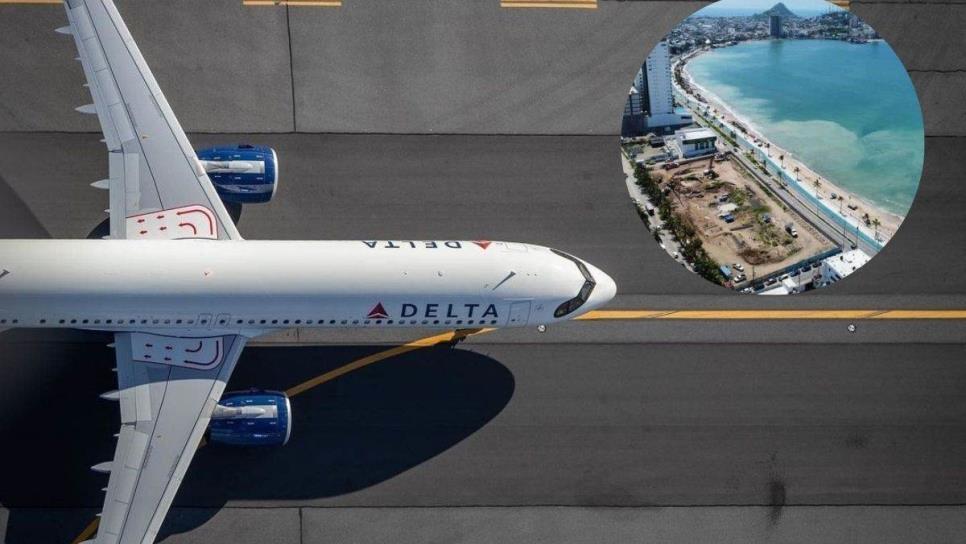 Delta anuncia nuevos vuelos desde Mazatlán y otros destinos a Estados Unidos