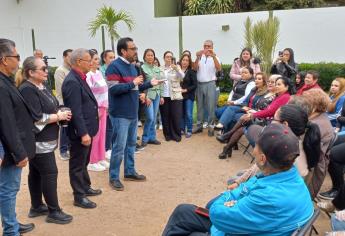 Gámez Mendívil da banderazo a inicio de pavimentación en la Colonia Cuauhtémoc