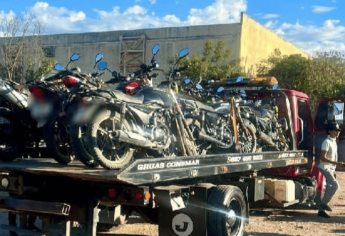 Preventivos de Culiacán aseguran 47 motocicletas y 8 vehículos en la ciudad