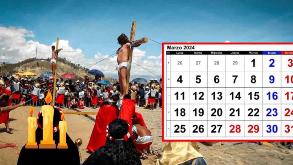 Así el calendario de la Semana Santa 2024, desde el inicio de la Cuaresma