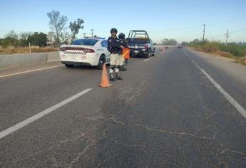 Hombre pierde la vida en trágico accidente sobre la México 15 en Guasave