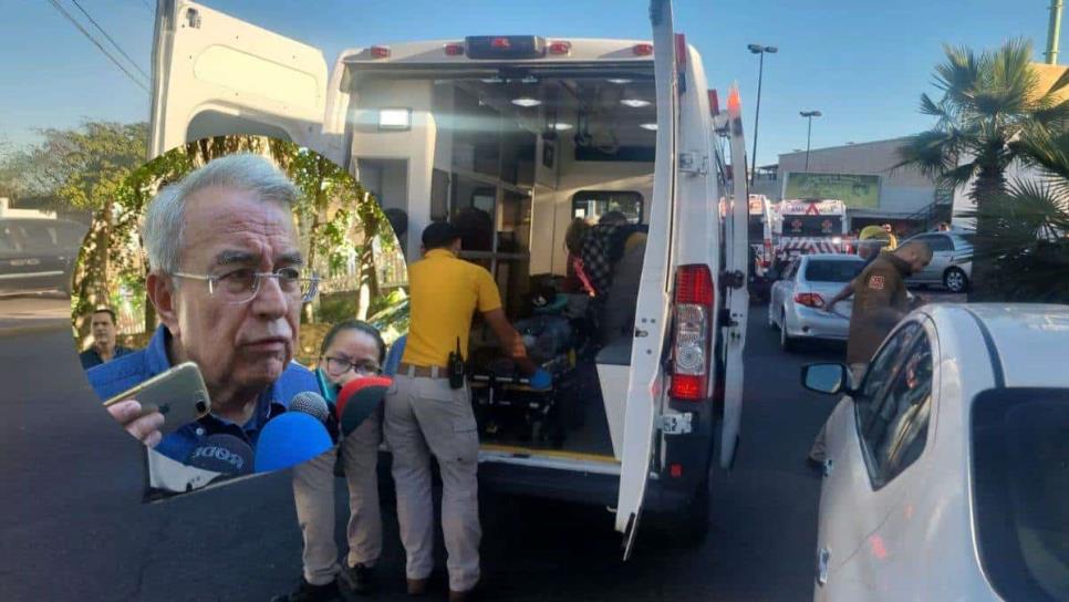 Fuera de peligro los pasajeros de los camiones que chocaron en Culiacán, confirma Rocha Moya