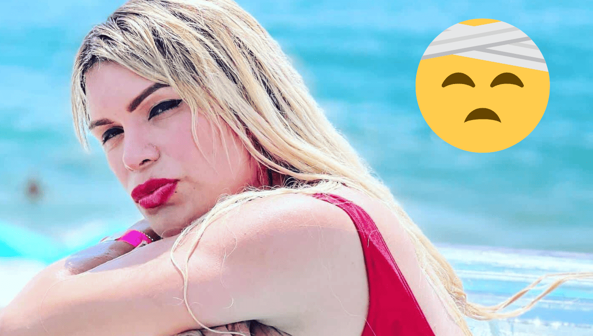 En el video se observaba a Wendy preocupada por la situación. FOTO: Cortesía