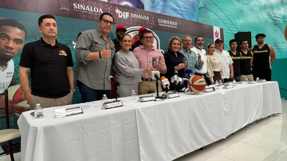 Eneyda Rocha anuncia Copa de Básquetbol DIF Sinaloa