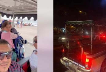 Familia de Jalisco viaja gratis en pulmonía al ser su primera vez en Mazatlán | VIDEO