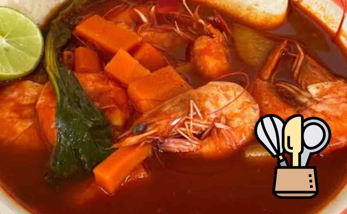Es Viernes de Cuaresma y aquí va una receta ideal para iniciar: caldo de camarón seco