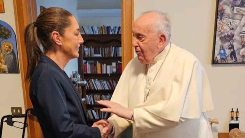 Claudia Sheinbaum se reúne con el Papa Francisco