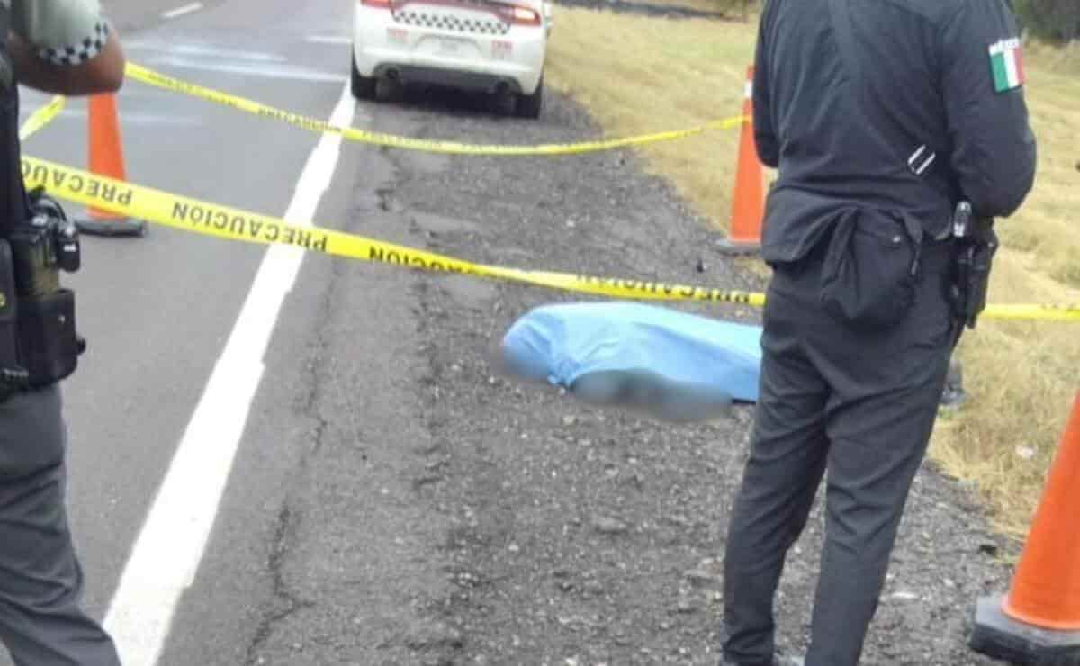 Peatón pierde la vida en la autopista Mazatlán-Culiacán tras ser arrollado por carro fantasma