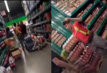 Coca Cola vs. Pepsi: trabajadores se enfrentan a golpes dentro de un supermercado | VIDEO