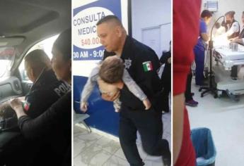 Gobierno de Ahome reconocerá a policías que salvaron a bebé en Los Mochis
