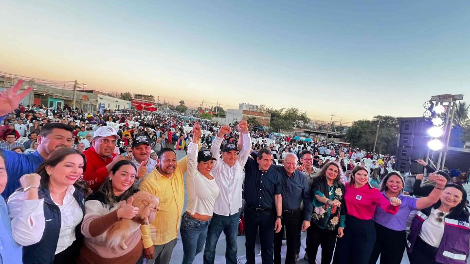 Cierre de precampaña de Guillermo Romero reúne a cerca de 10 mil ciudadanos en Mazatlán