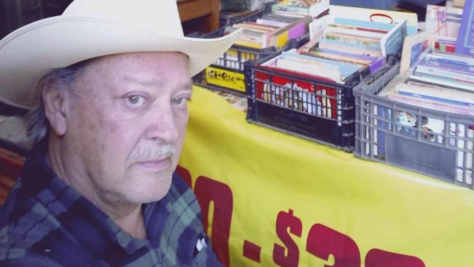 «Del pueblo depende continuar con la lectura»: Don José solicita apoyo para solventar su biblioteca en Culiacán