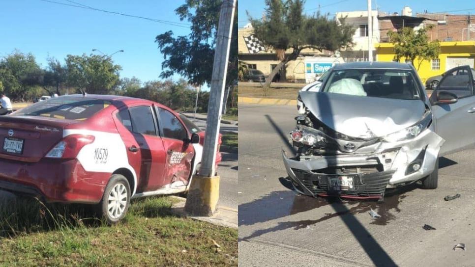 Carambola en Mazatlán deja daños materiales valuados en miles de pesos 