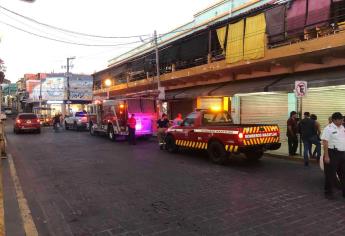 Fuga de gas en el mercado Pino Suárez de Mazatlán moviliza a cuerpos de emergencia