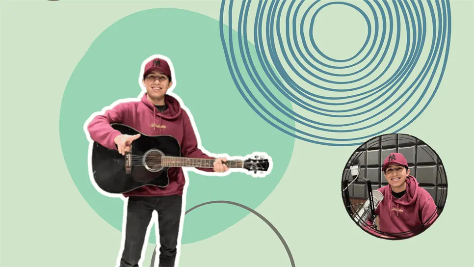 FOTO: Jerry Esqueda busca un espacio en la industria de la música.