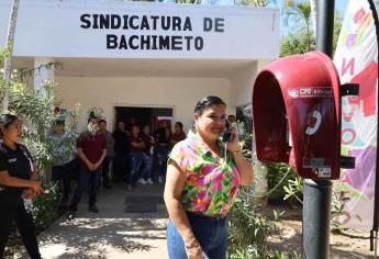 Instalan cabina telefónica para llamadas gratuitas en Navolato