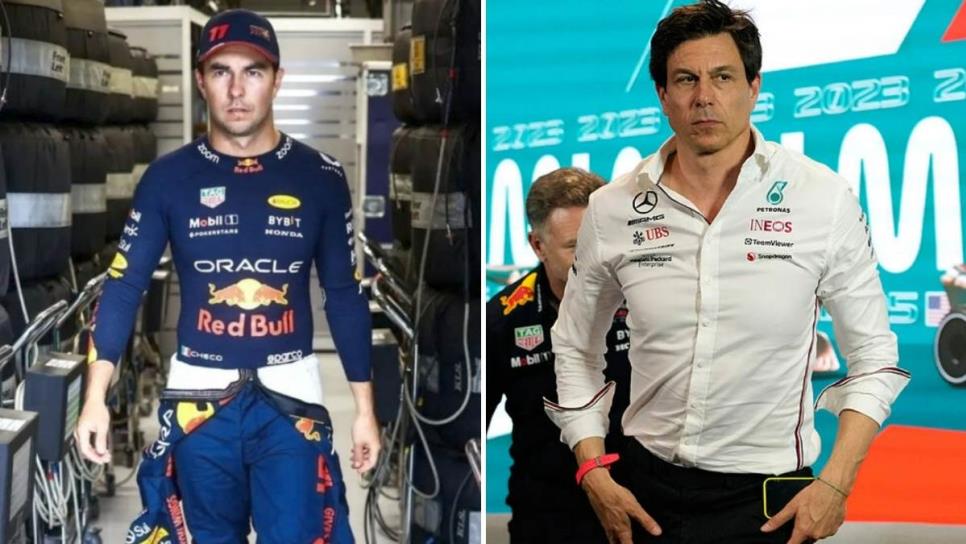 ¿Adiós a Red Bull? foto de «Checo» Pérez y jefe de Mercedes sacude a la Fórmula 1