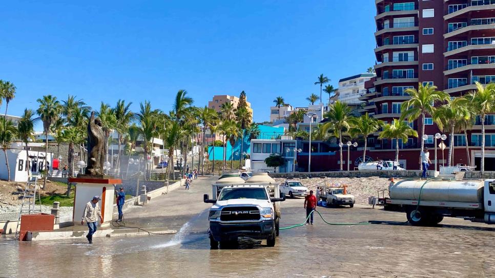 Ante la posible asistencia de AMLO a conmemoración del Día de la Bandera, le dan «manita de gato» a la Sánchez Taboada en Mazatlán