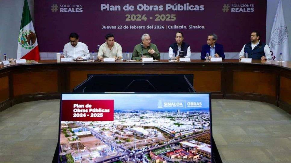 Gobierno de Sinaloa invertirá 4 mil 780 mdp en Obras Públicas en el 2024