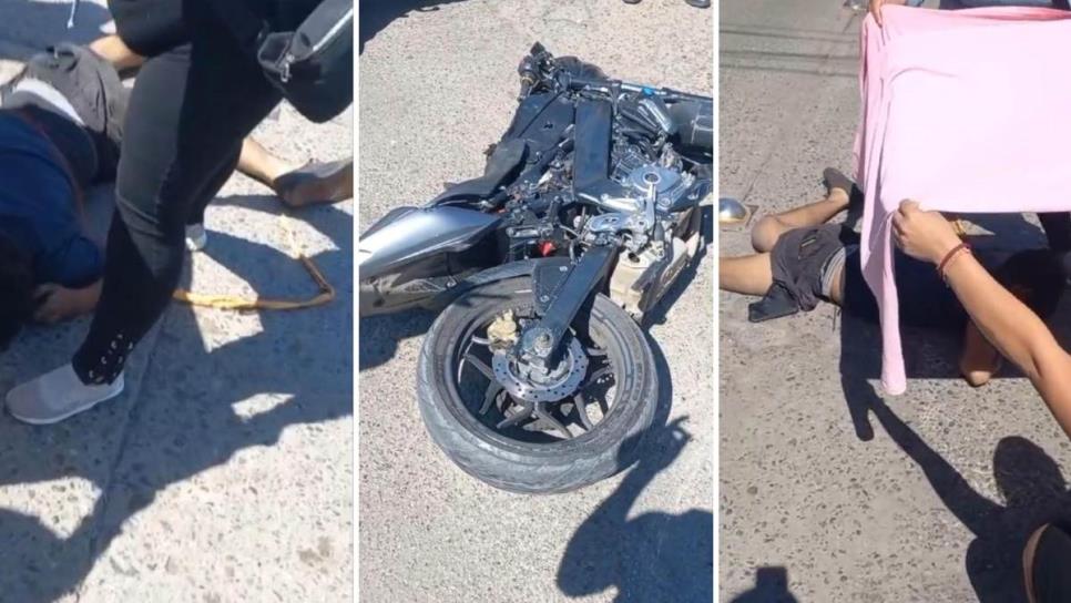 Accidente vial en la colonia Villa del Estero deja a motociclista muerto en Mazatlán