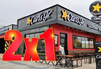 Carl’s Jr. pondrá las hamburguesas al 2×1, ¿Cuándo y dónde?