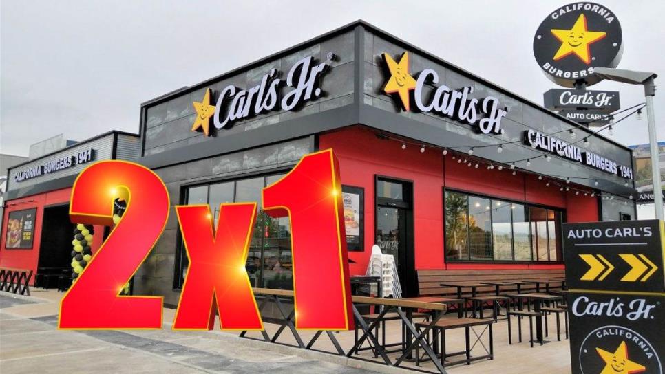 Carl’s Jr. pondrá las hamburguesas al 2×1, ¿Cuándo y dónde?