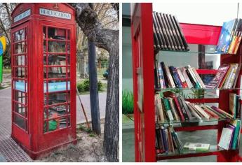 Bibliocabinas: cabinas telefónicas convertidas en bibliotecas comunitarias