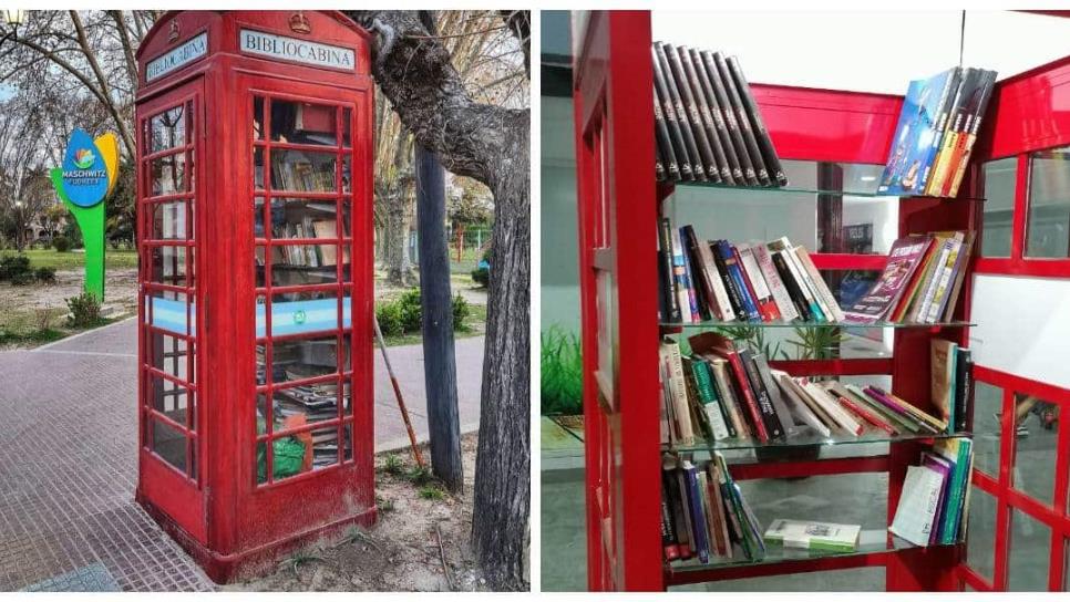 Bibliocabinas: cabinas telefónicas convertidas en bibliotecas comunitarias