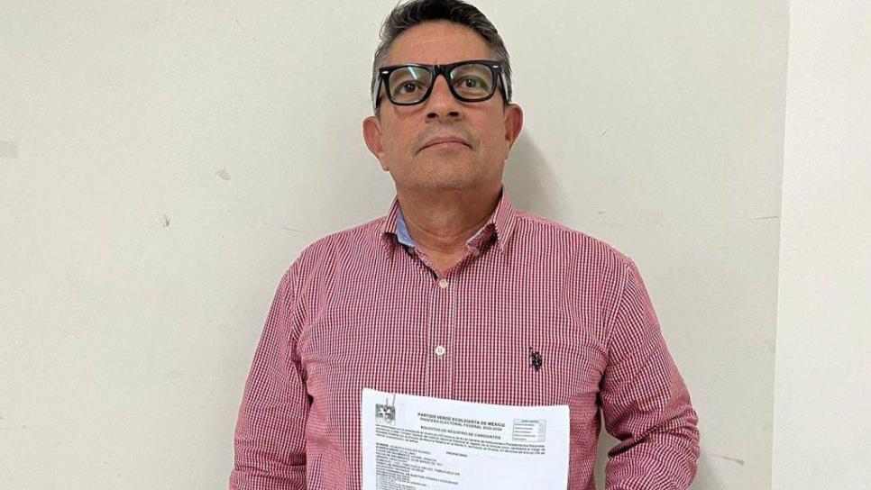 Se registra Gilberto Esquer para Diputación Federal del distrito 02 por el PVEM
