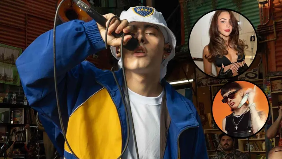 Foto: Twitter Trueno, Nicki Nicole y Peso Pluma