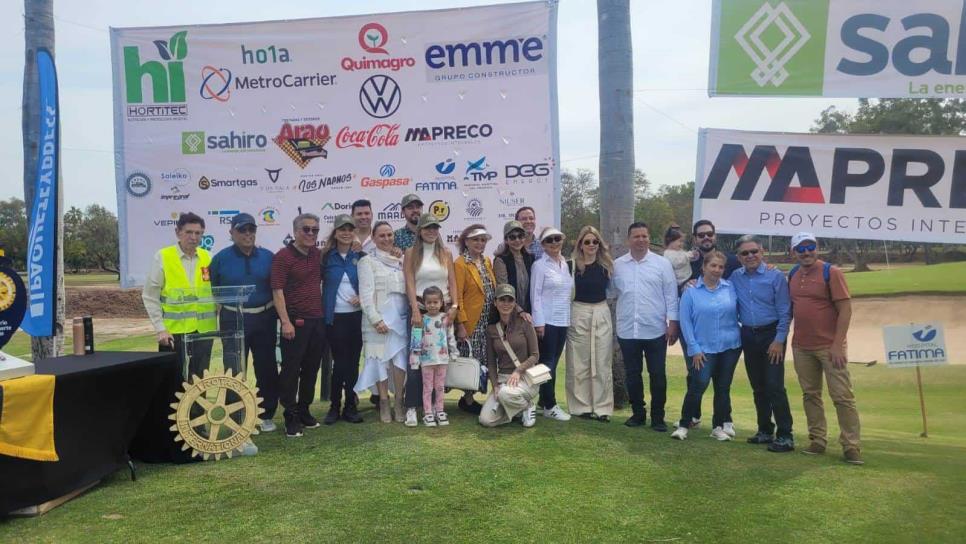 Inauguran el cuarto Torneo de Golf con causa del Club Rotario 2024 en Los Mochis