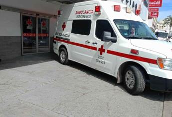 Joven llega a Cruz Roja de Culiacán con golpes y una herida en el pecho