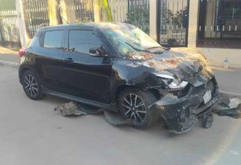 Joven amanecido choca contra una barda en la colonia Burócrata de Culiacán