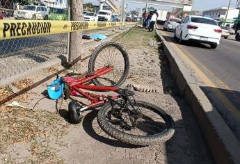 Ciclista pierde la vida en un accidente en la carretera Internacional de Mazatlán