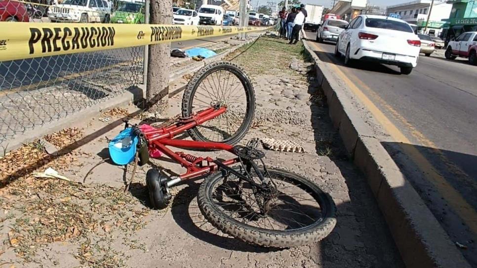 Ciclista pierde la vida en un accidente en la carretera Internacional de Mazatlán