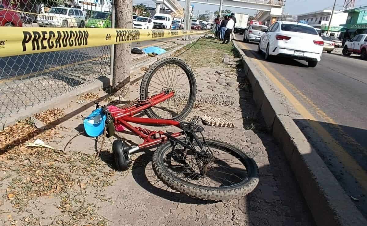 Ciclista pierde la vida en un accidente en la carretera Internacional de Mazatlán