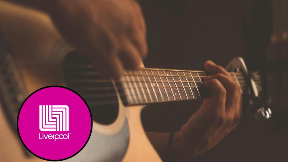 Liverpool tiene ofertón en guitarra acústica a mitad de precio; viene con todos los accesorios