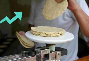 ¡Otro golpe al bolsillo! sube el precio de la tortilla en estos estados
