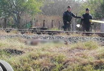 Encuentran un cuerpo golpeado por el tren en el campo El Diez de Culiacán 