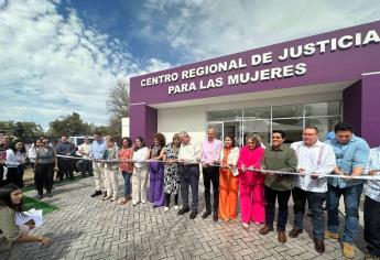 Inauguran primera etapa del Centro Regional de Justicia para las Mujeres en Ahome