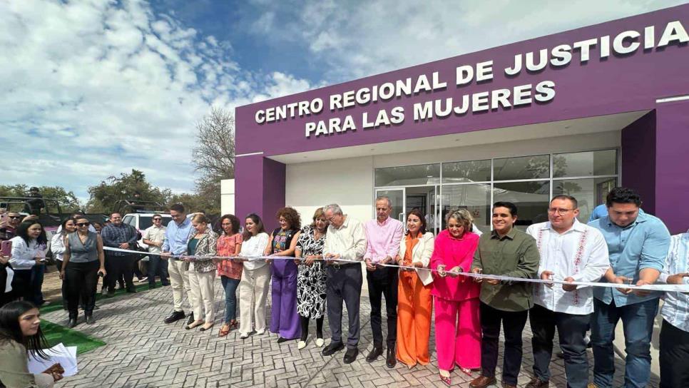 Inauguran primera etapa del Centro Regional de Justicia para las Mujeres en Ahome